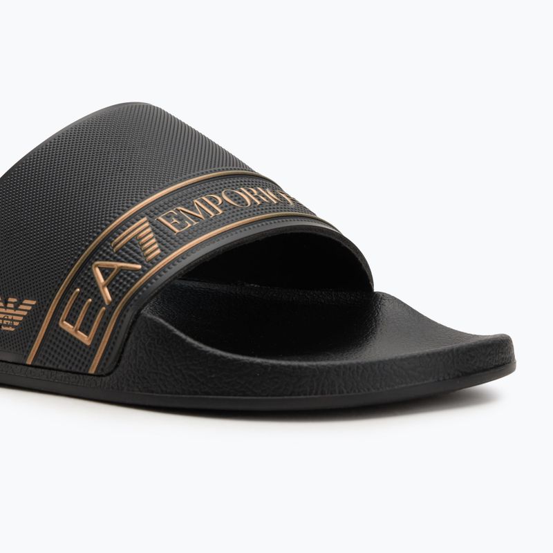 Шльопанці EA7 Emporio ArmaniWater Sports Tape full black / gold 7