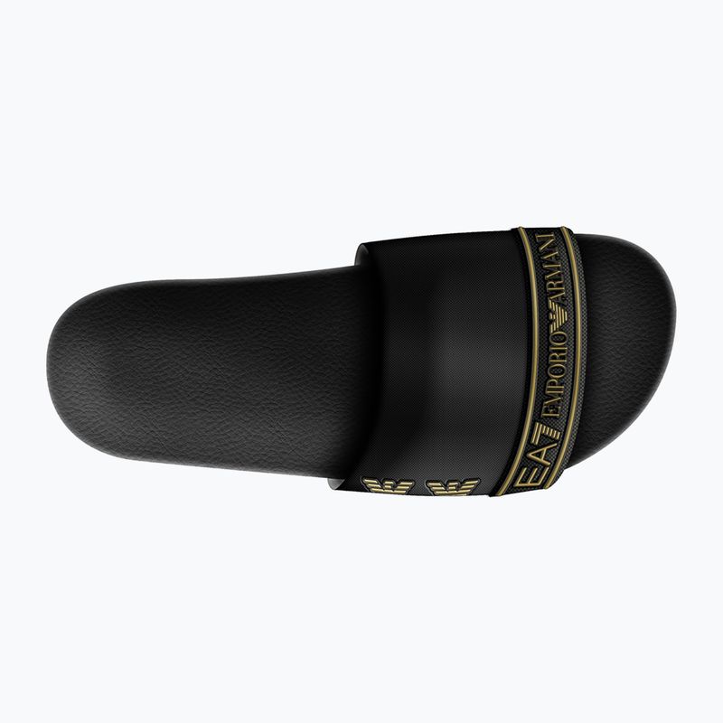 Шльопанці EA7 Emporio ArmaniWater Sports Tape full black / gold 9