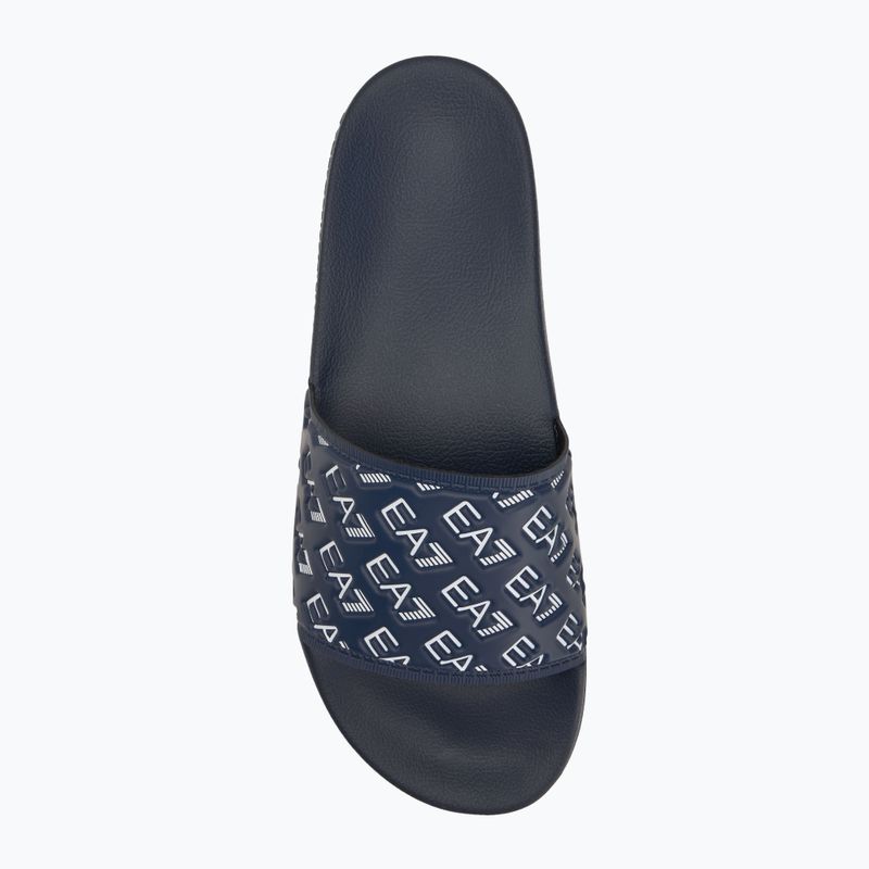Шльопанці EA7 Emporio ArmaniWater Sports All Over navy / white 5