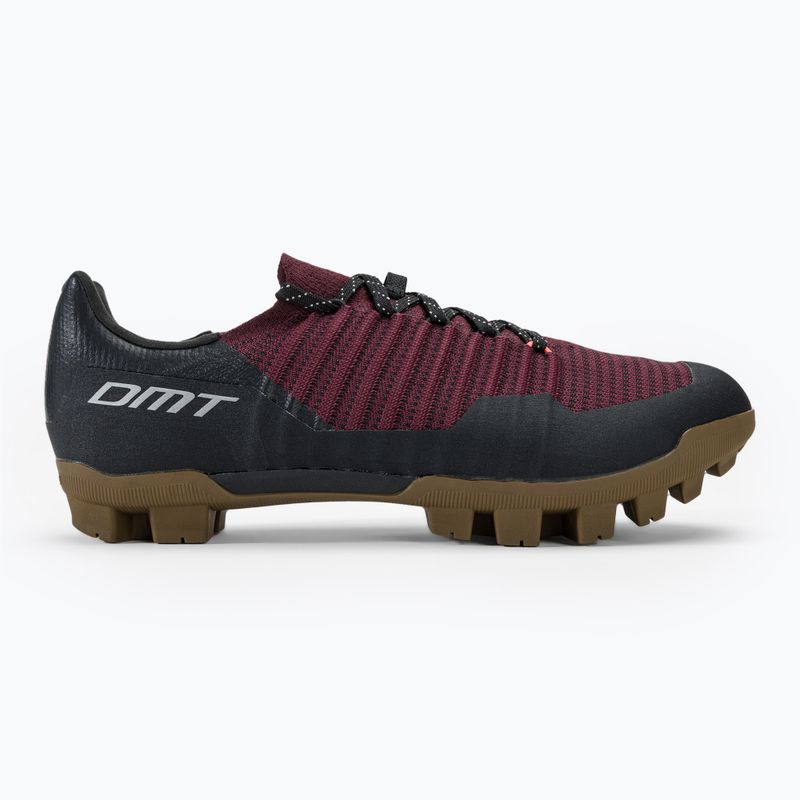 Кросівки велосипедні чоловічі MTB DMT GK1 black/bordeaux 2