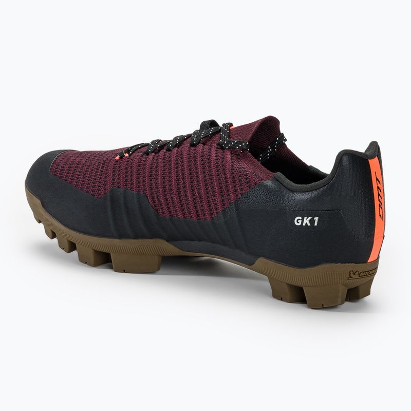 Кросівки велосипедні чоловічі MTB DMT GK1 black/bordeaux 3