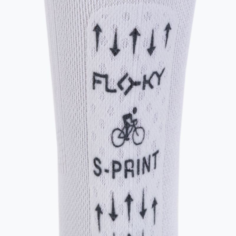 Велошкарпетки DMT S-Sprint Biomechanic white/black 4