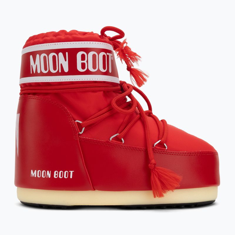 Черевики зимові жіночі Moon Boot Icon Low Nylon red 2