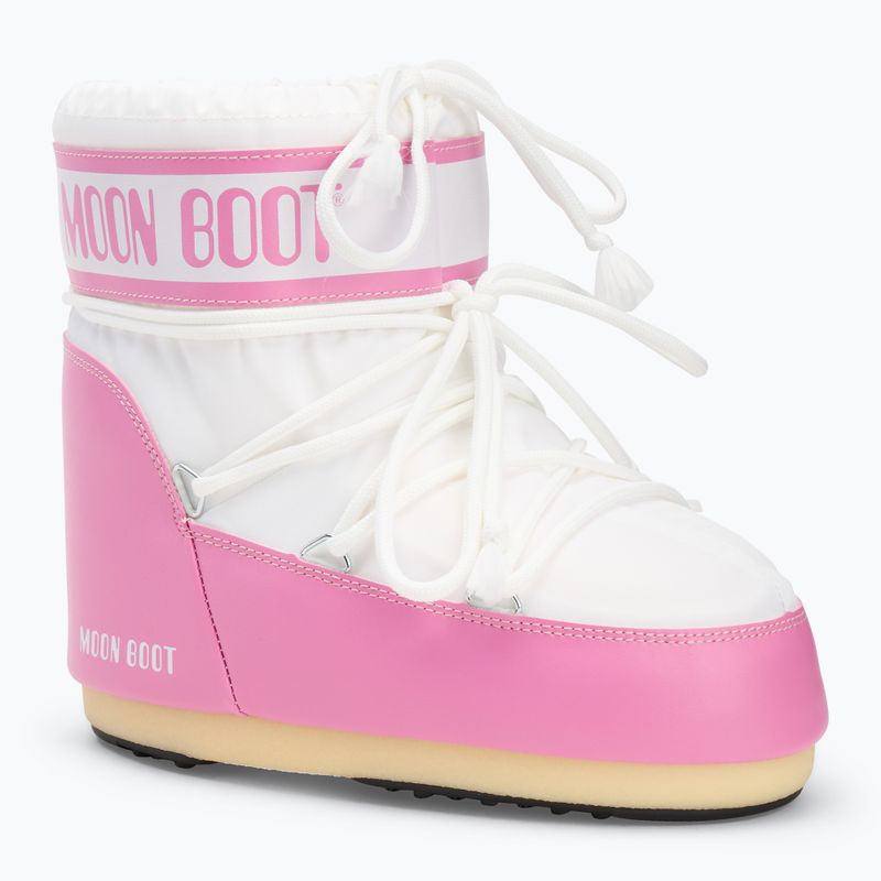 Черевики зимові жіночі Moon Boot Icon Low Nylon pink/white