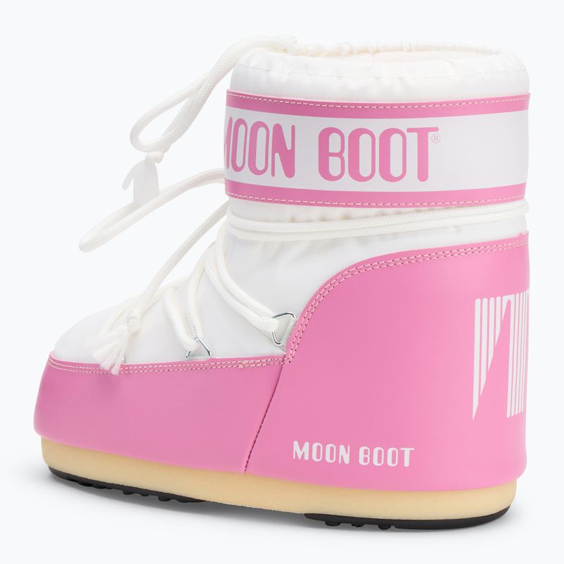 Черевики зимові жіночі Moon Boot Icon Low Nylon pink/white 3