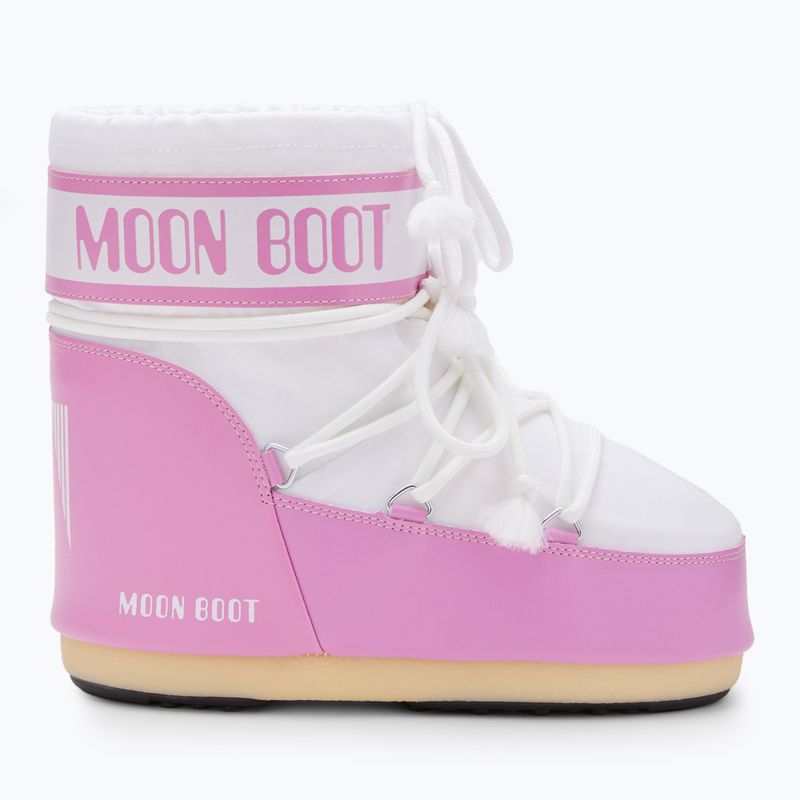 Черевики зимові жіночі Moon Boot Icon Low Nylon pink/white 8