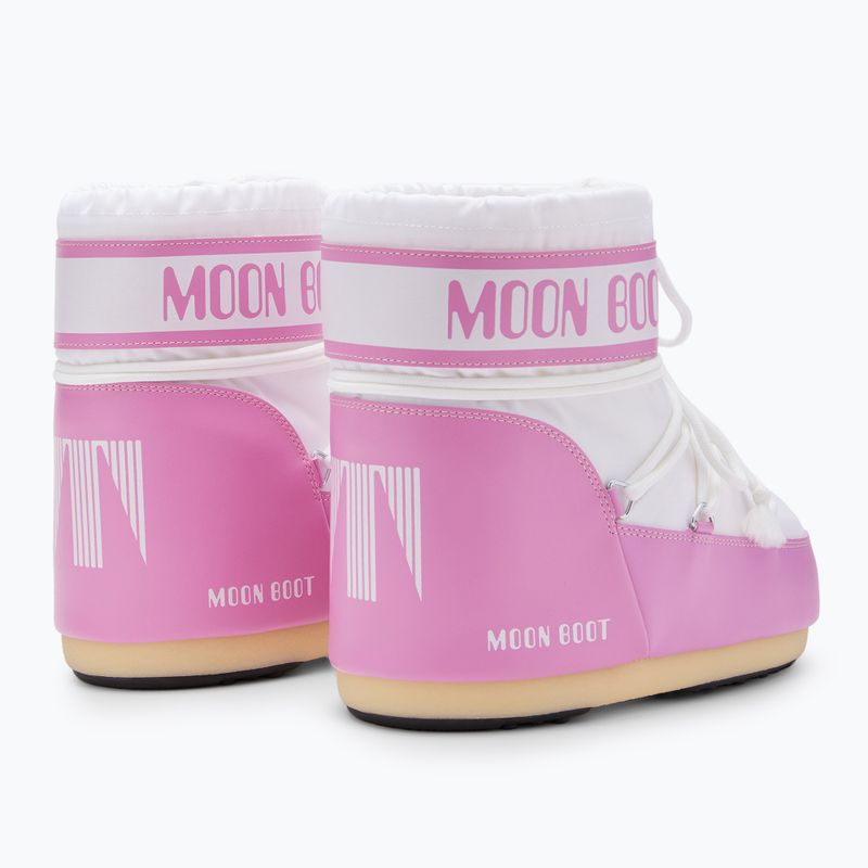 Черевики зимові жіночі Moon Boot Icon Low Nylon pink/white 10
