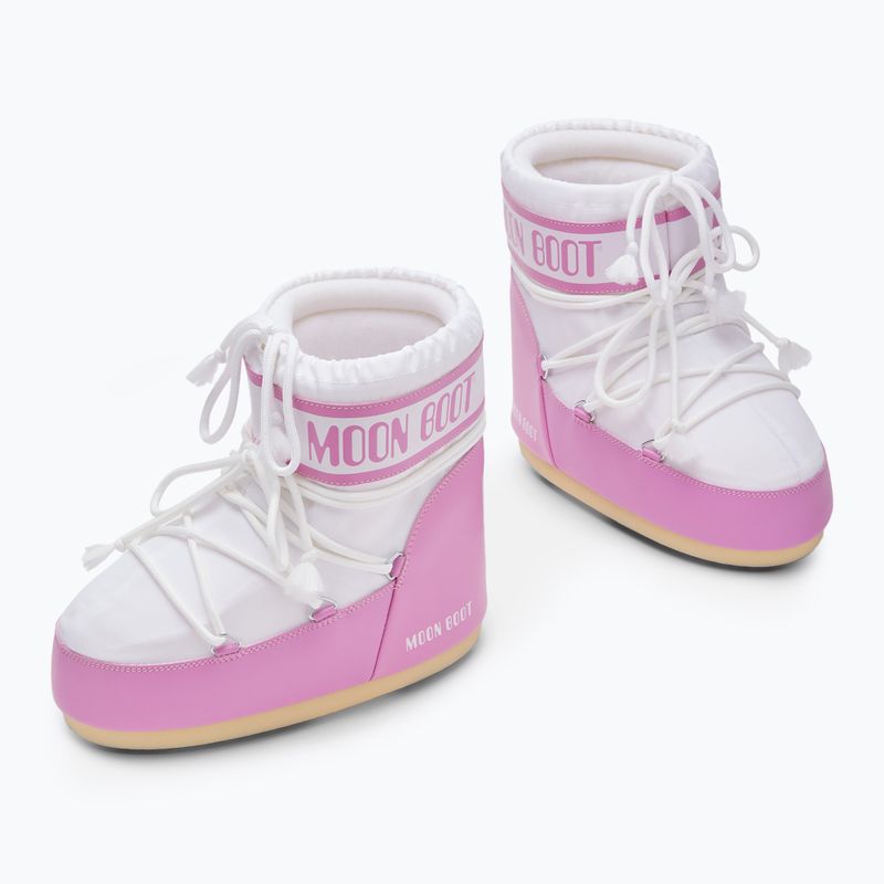 Черевики зимові жіночі Moon Boot Icon Low Nylon pink/white 11
