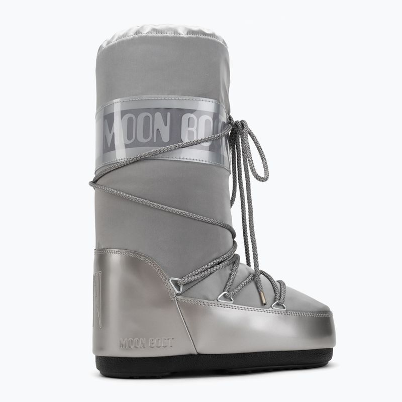 Черевики зимові жіночі Moon Boot Icon Glance silver 2
