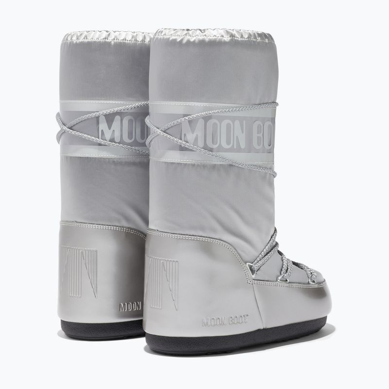 Черевики зимові жіночі Moon Boot Icon Glance silver 10