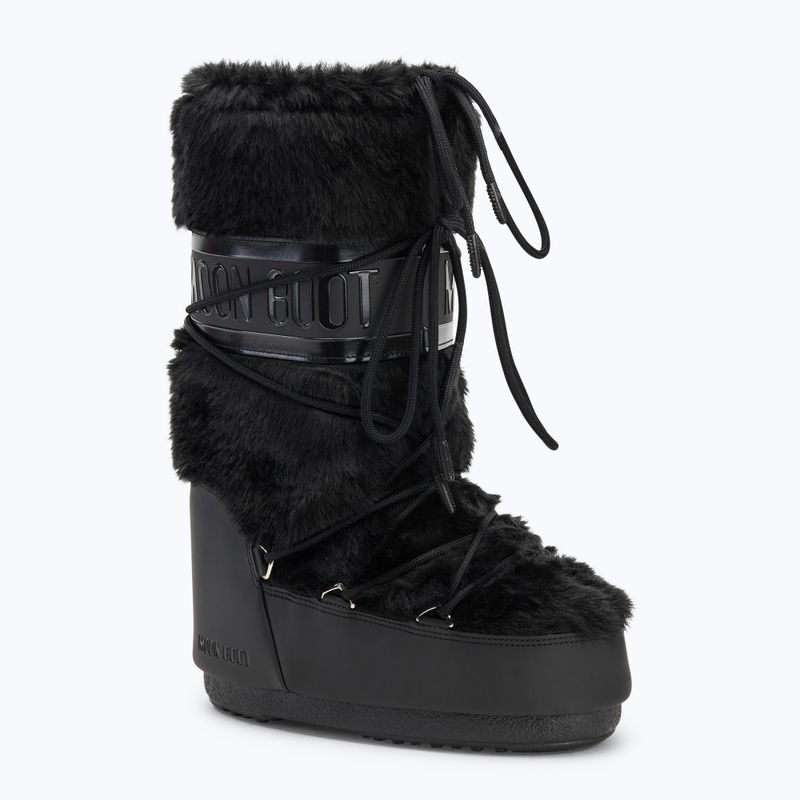 Черевики зимові Moon Boot Icon Faux Fur black