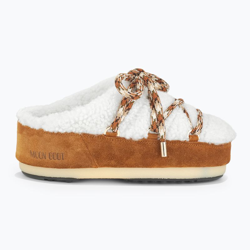 Шльопанці Moon Boot Mule Shearling whisky/off white 8