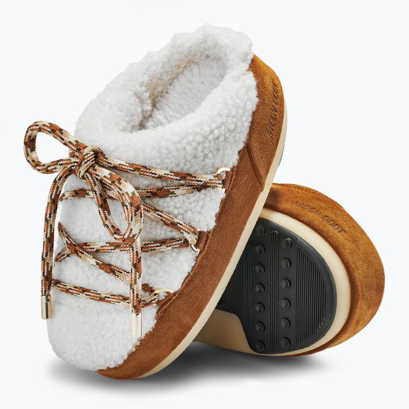 Шльопанці Moon Boot Mule Shearling whisky/off white 10