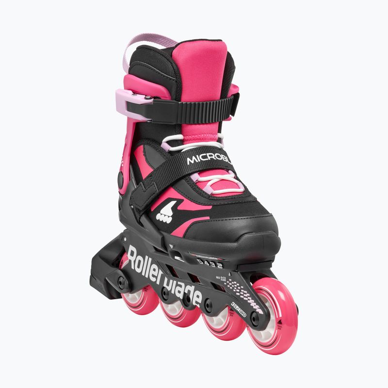 Дитячі ролики з захистом Rollerblade Microblade Combo Jr black/pink 2