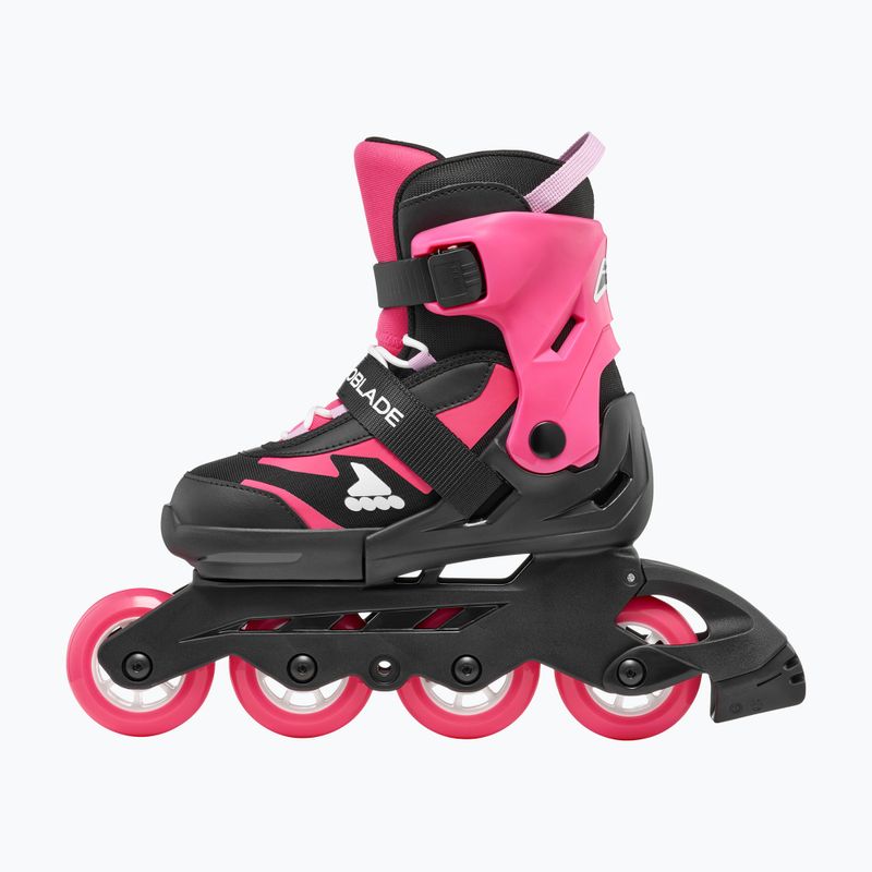 Дитячі ролики з захистом Rollerblade Microblade Combo Jr black/pink 3