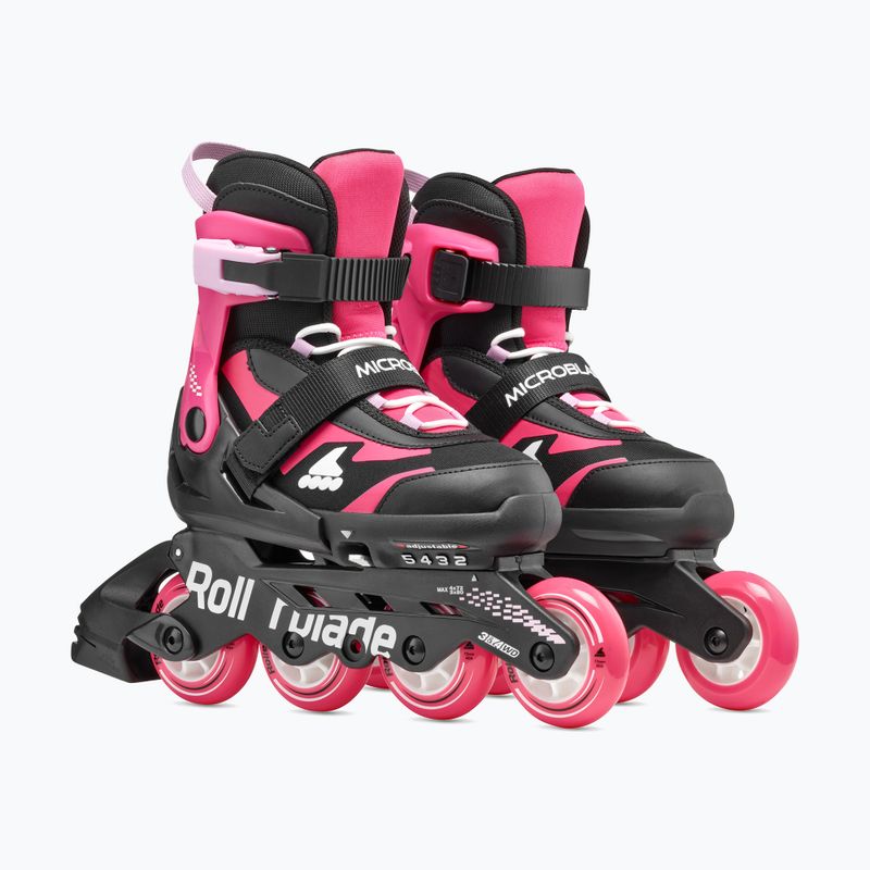 Дитячі ролики з захистом Rollerblade Microblade Combo Jr black/pink 6