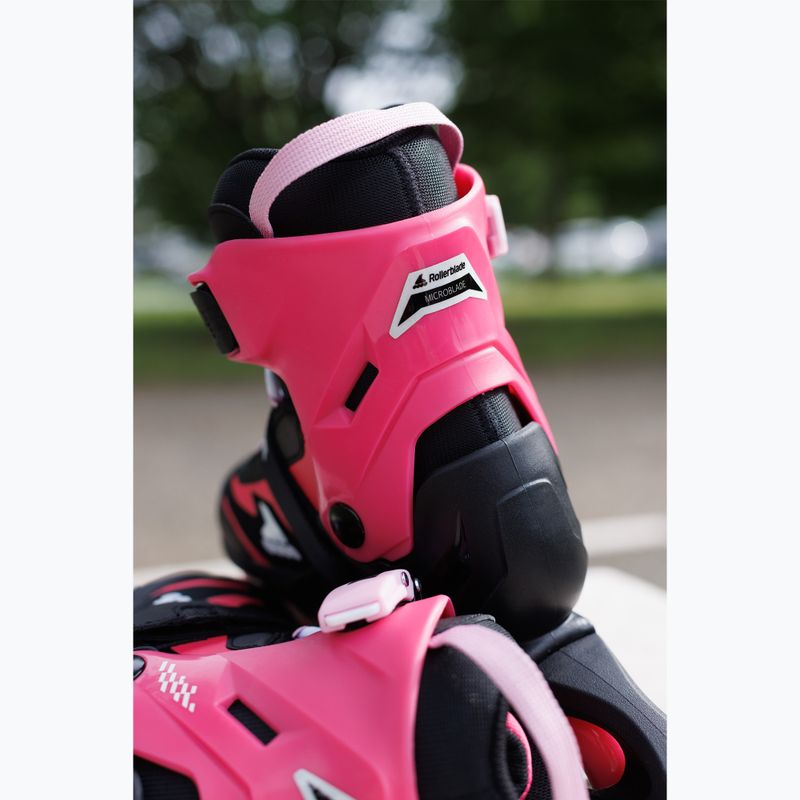 Дитячі ролики з захистом Rollerblade Microblade Combo Jr black/pink 9