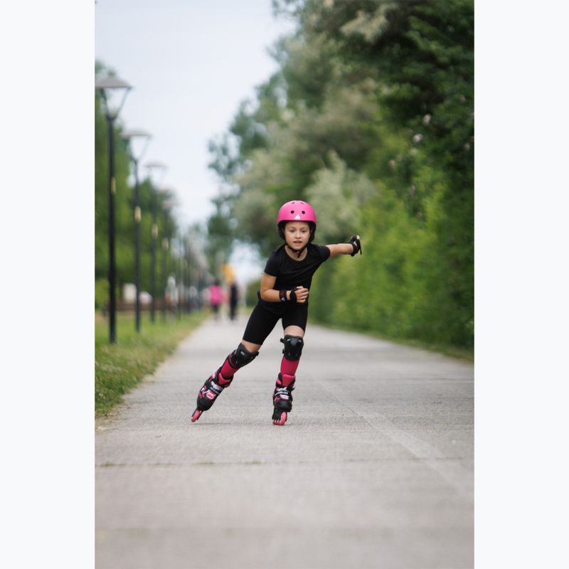 Дитячі ролики з захистом Rollerblade Microblade Combo Jr black/pink 10