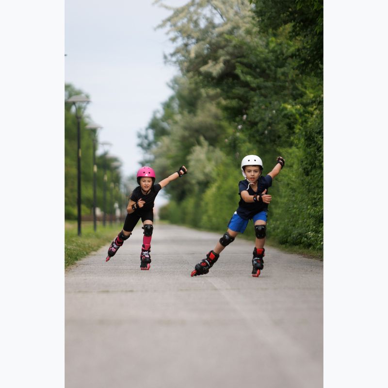 Дитячі ролики з захистом Rollerblade Microblade Combo Jr black/pink 13