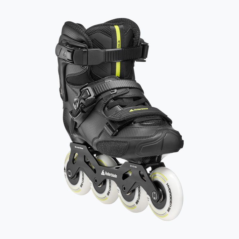 Ролики чоловічі Rollerblade Crossfire LX black/lime 5
