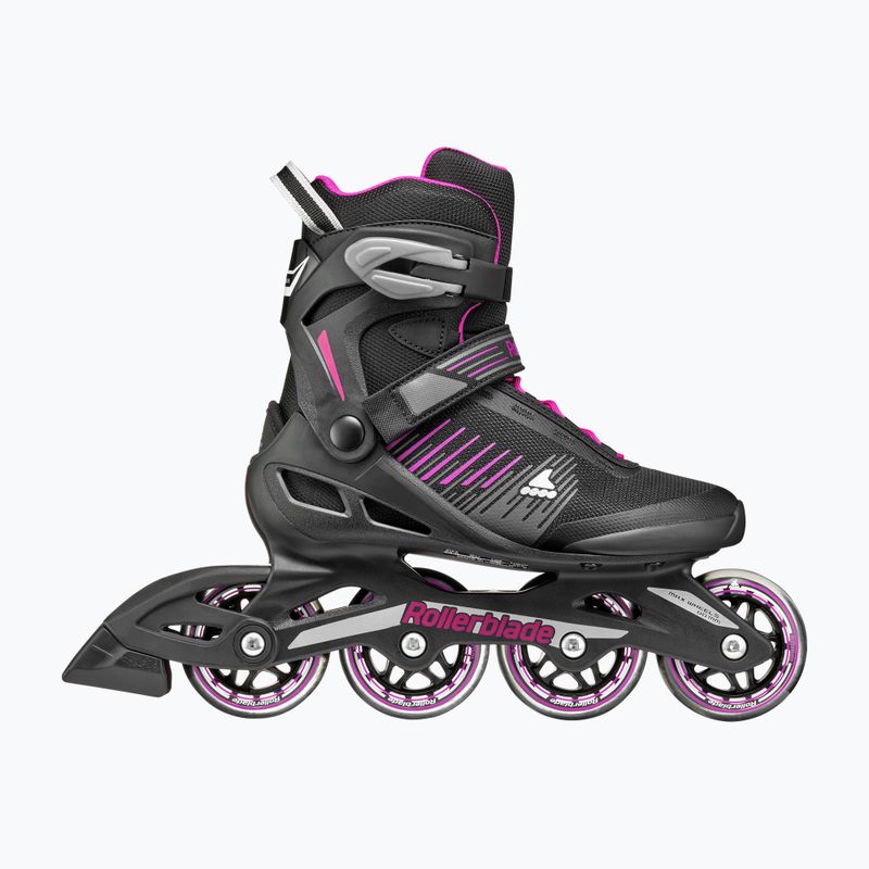 Роликові ковзани жіночі Rollerblade Zetrablade W black/cyclemen pink 2