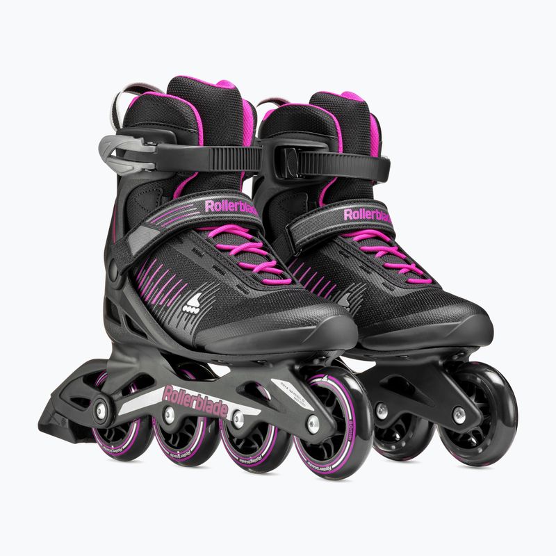 Роликові ковзани жіночі Rollerblade Zetrablade W black/cyclemen pink 7