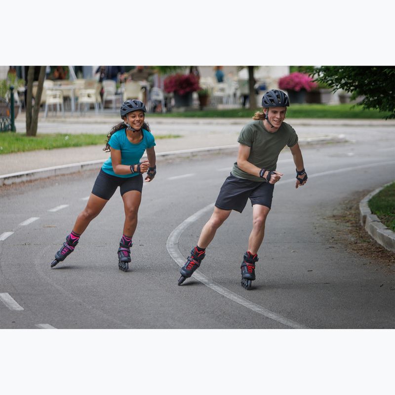 Роликові ковзани жіночі Rollerblade Zetrablade W black/cyclemen pink 12