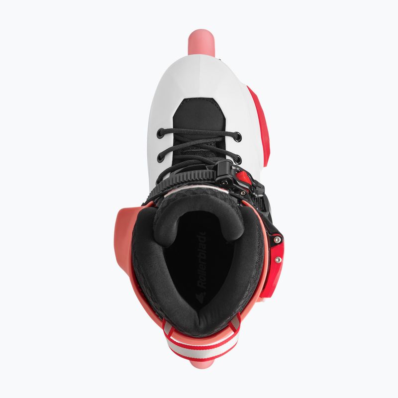 Дитячі роликові ковзани Rollerblade Apex Jr платина/кораловий 6