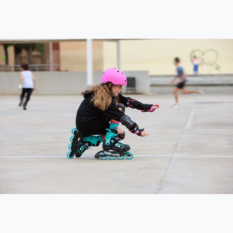Роликові ковзани дитячі Rollerblade Microblade Jr black/light blue 10