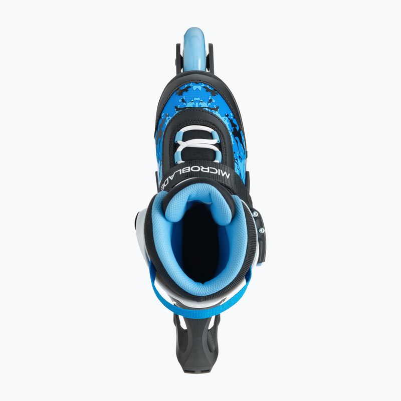 Роликові ковзани дитячі Rollerblade Microblade SL Jr black/sky blue 7