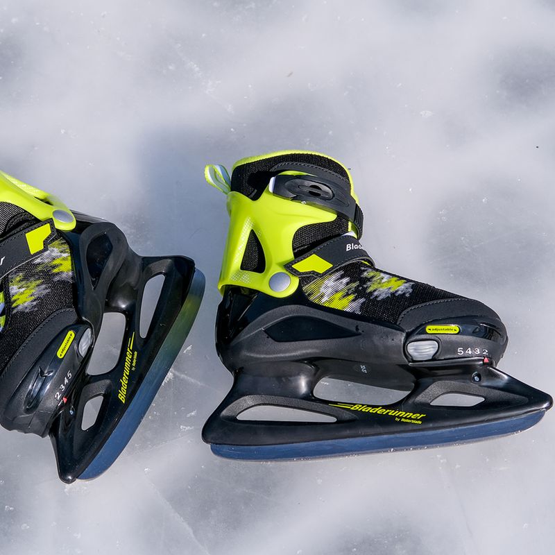 Ковзани дитячі Bladerunner Micro Ice black/lime 14