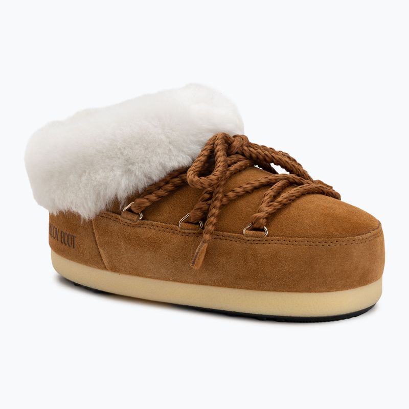 Черевики зимові жіночі Moon Boot Evx Mule Suede cognac/natural