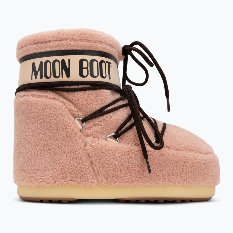 Черевики зимові жіночі Moon Boot Icon Low Fleece pink 2