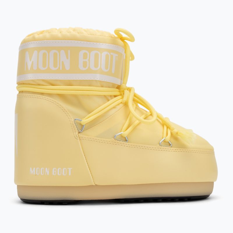 Черевики зимові жіночі Moon Boot Icon Low Nylon light yellow 2