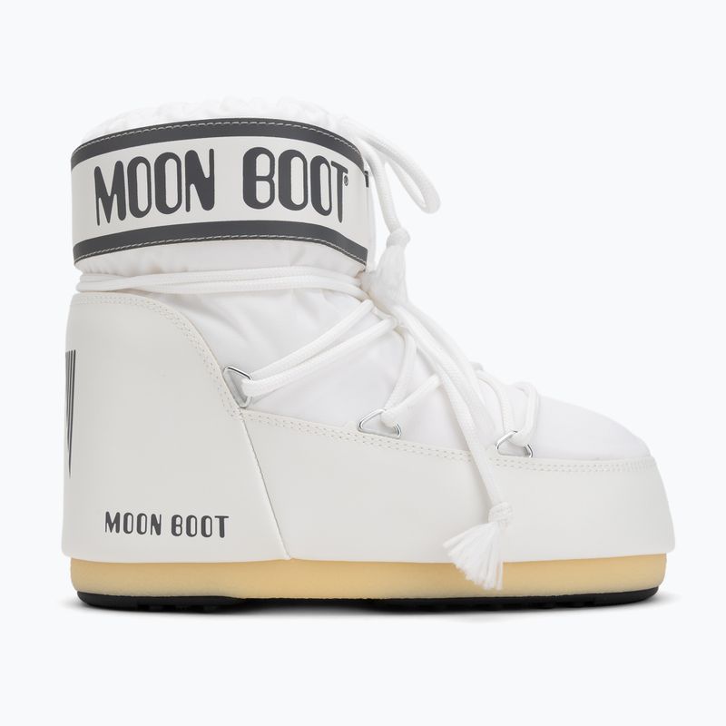 Черевикі зимові жіночі Moon Boot Icon Low Nylon white mono 2