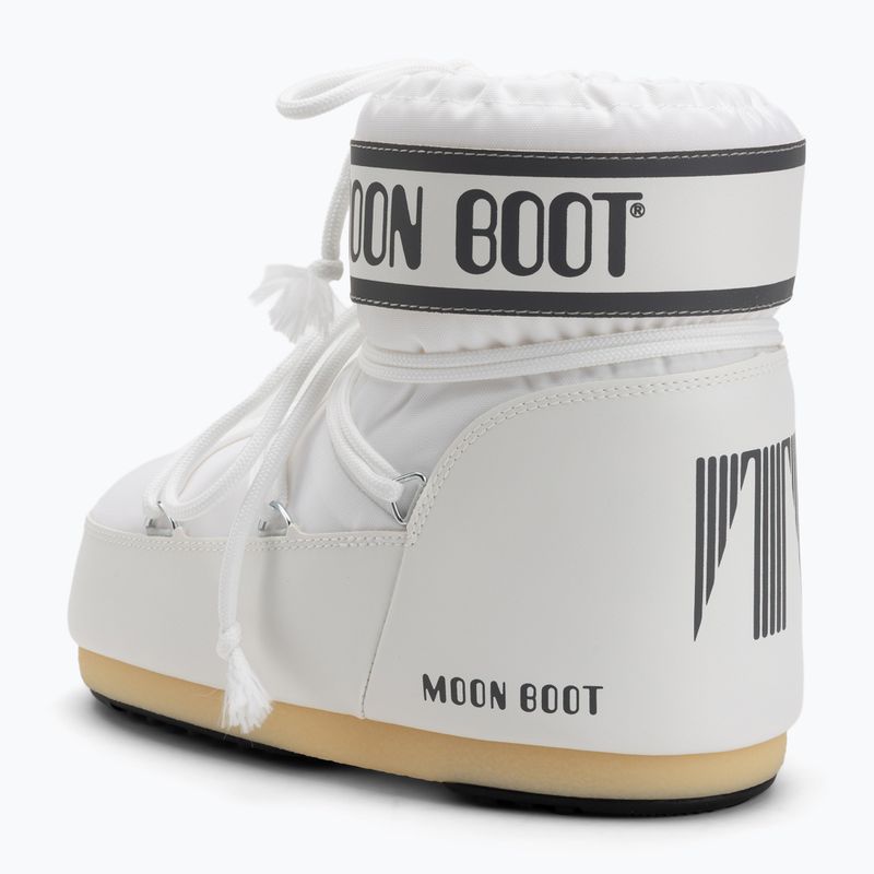 Черевикі зимові жіночі Moon Boot Icon Low Nylon white mono 3