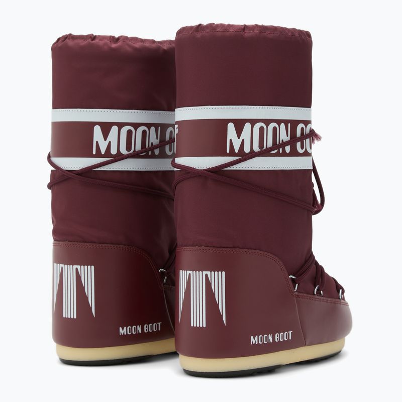 Черевики зимові жіночі Moon Boot Icon Nylon burgundy 2