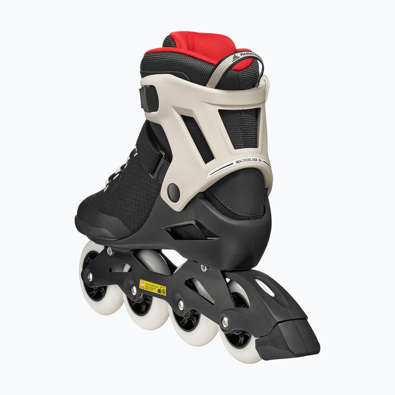 Ролики чоловічі Rollerblade Macroblade 84 black/sand/red 5