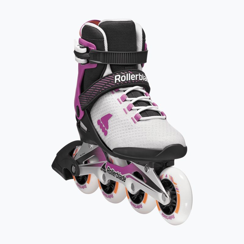 Ролики жіночі Rollerblade Macroblade 84 W light grey/violet/orange 5