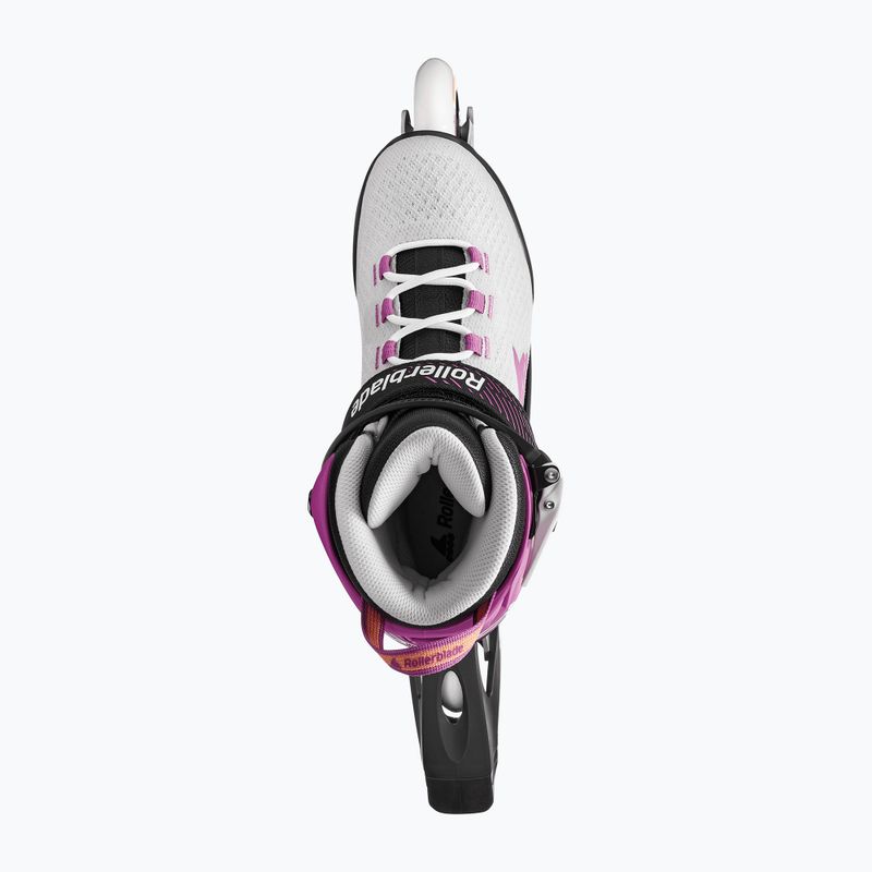 Ролики жіночі Rollerblade Macroblade 84 W light grey/violet/orange 7