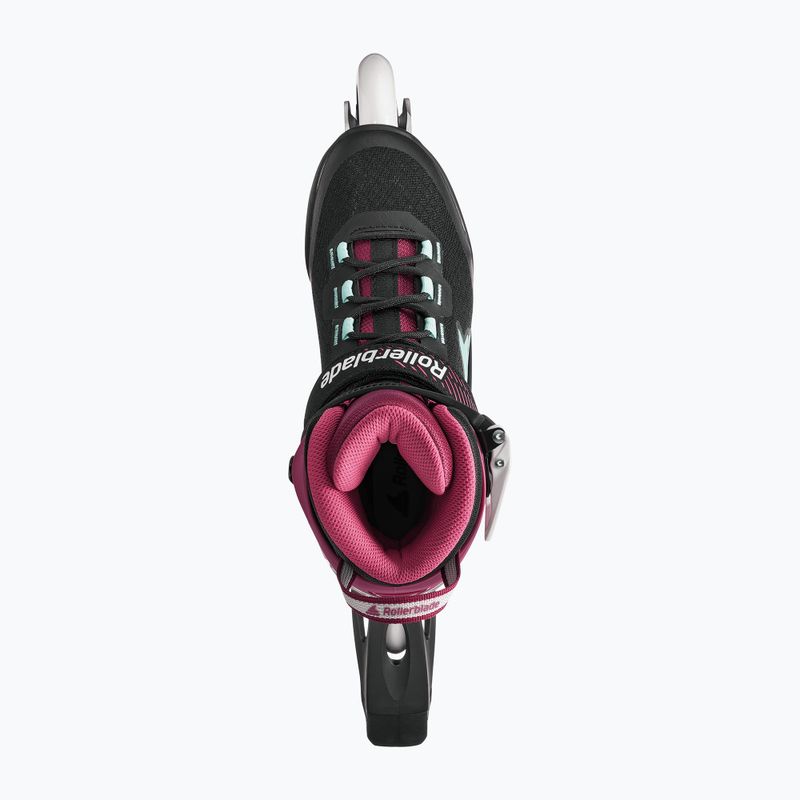 Ролики жіночі Rollerblade Macroblade 84 W black/burgundy/ocean green 7