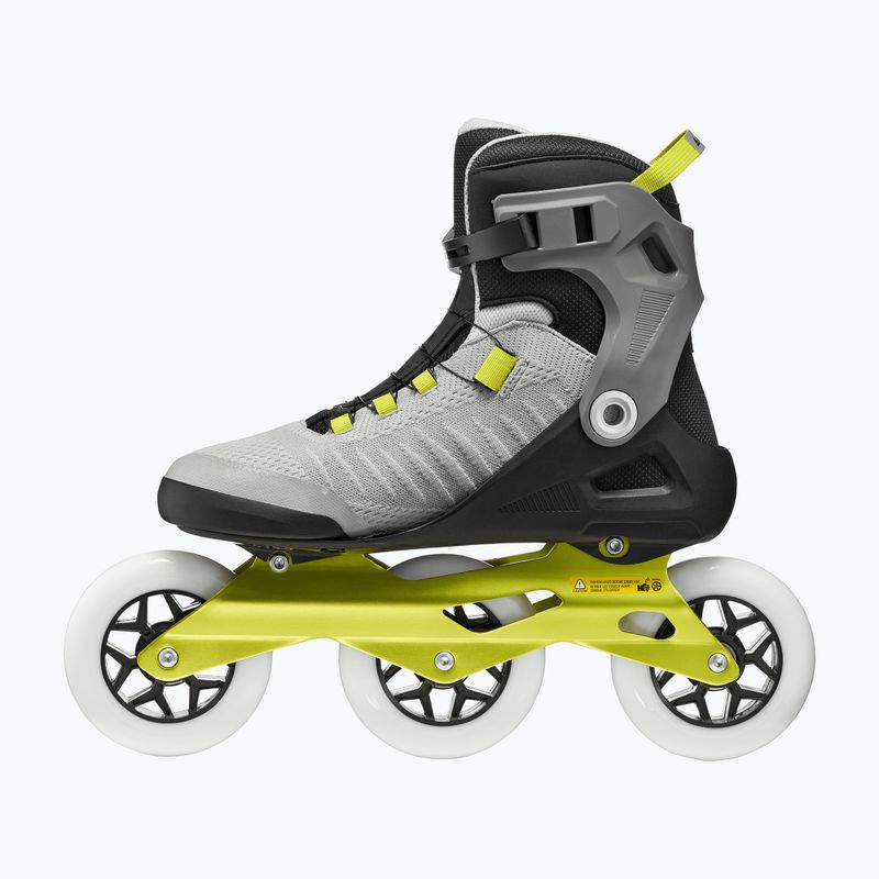 Ролики чоловічі Rollerblade Macroblade 110 Boa black/grey/lime 3