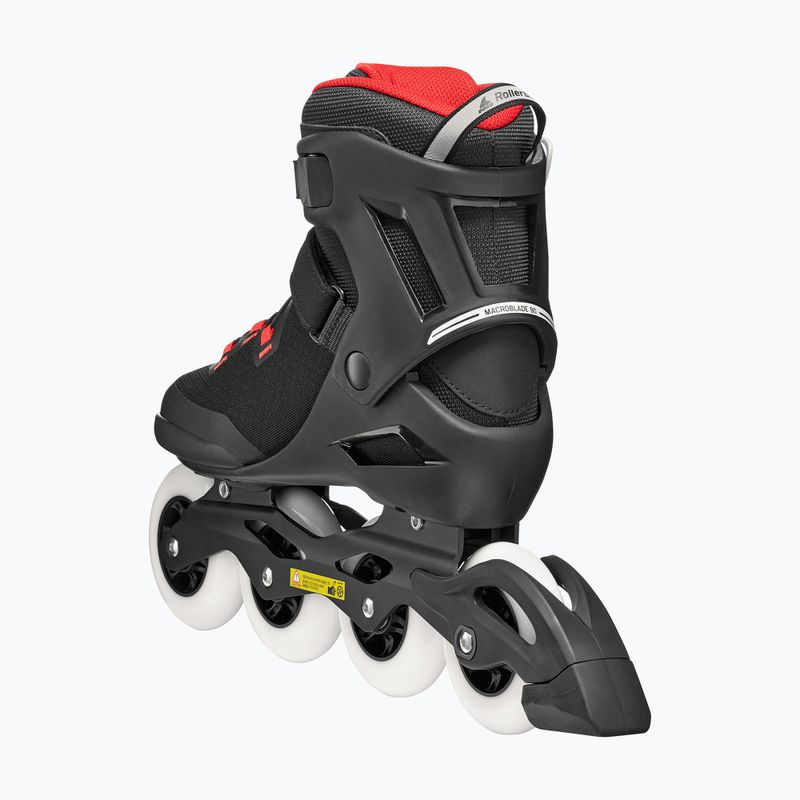 Ролики чоловічі Rollerblade Macroblade 90 black/red 5