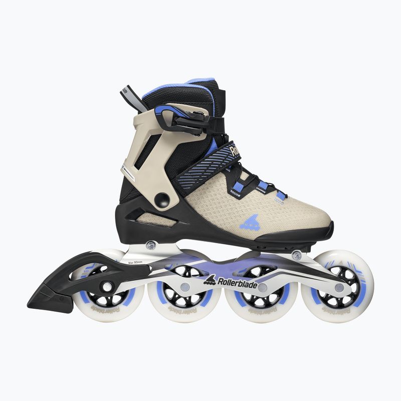 Ролики жіночі Rollerblade Macroblade 90 W black/sand/cornflower 2