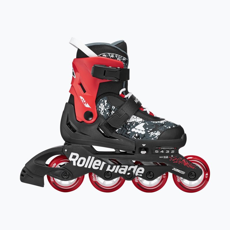 Ролики дитячі Rollerblade Microblade SL Jr black/red 2