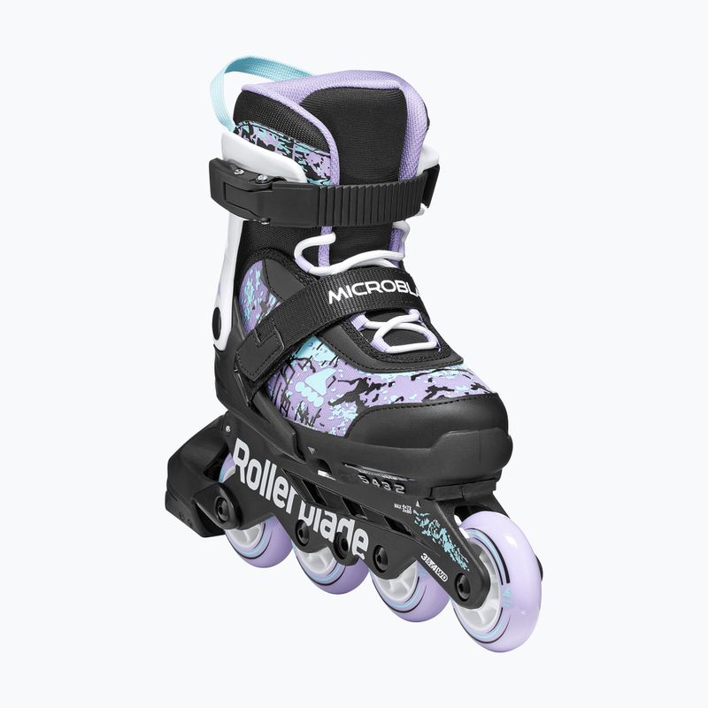 Ролики дитячі Rollerblade Microblade SL Jr black/lavender/light blue 5
