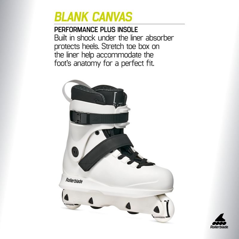 Ролики чоловічі Rollerblade Blank Canvas white 7