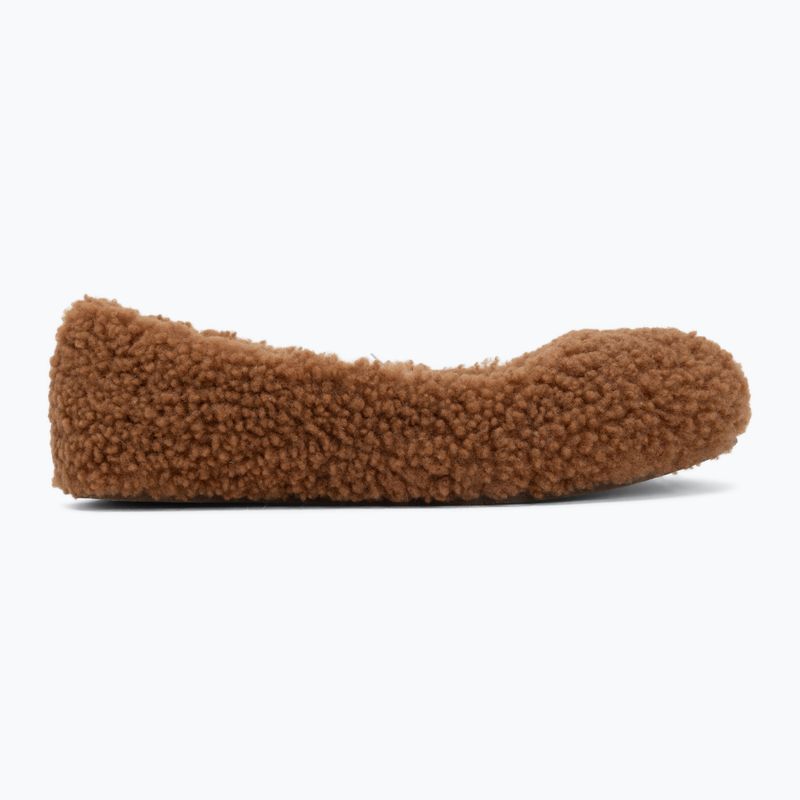 Жіночі балерини Moon Boot Shearling Ballerina кольору коньяк 2