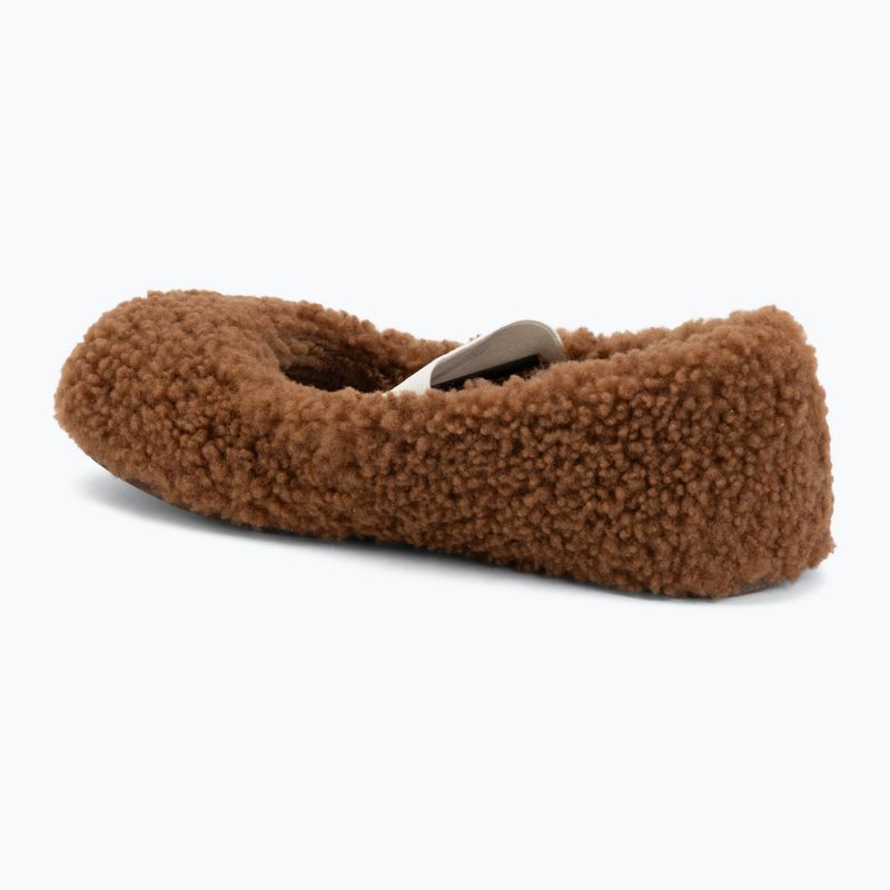 Жіночі балерини Moon Boot Shearling Ballerina кольору коньяк 3
