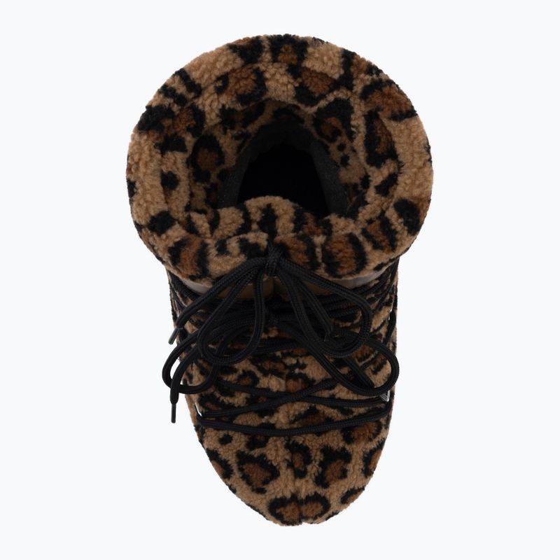 Черевики зимові жіночі Moon Boot Icon Low Fleece Leopard cognac/cocoa 5